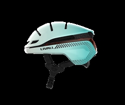Livall Evo21 Mint mit LED Licht | Smarter Fahrradhelm mit LED